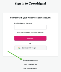 Cómo conectar WordPress a Crowdsignal